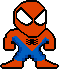 Spiderman walking